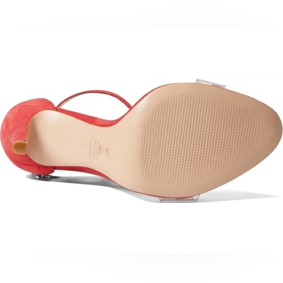 Schutz Lah heels Size 8.5 Color:Clube Red/Transparente/Cristal/Niquel - Picture 2 of 7